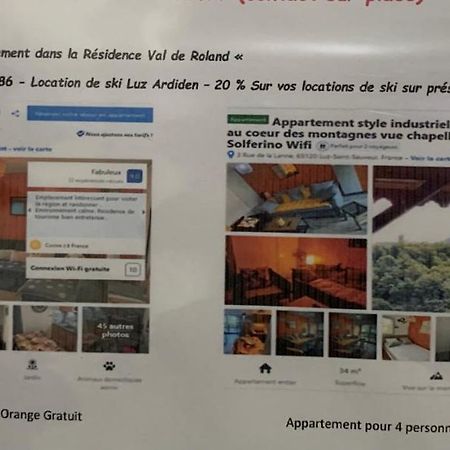 Appartement Tt Confort Au Coeur Des Montagnes Vue Sur Les Montagnes II Wifi Luz-Saint-Sauveur Buitenkant foto
